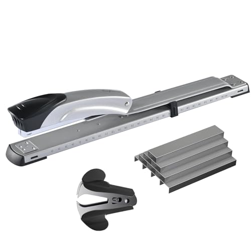 exclusive Long Reach Stapler,with 2000 Staples & Stapler Remover Full Essentials