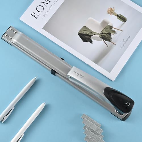 exclusive Long Reach Stapler,with 2000 Staples & Stapler Remover Full Essentials