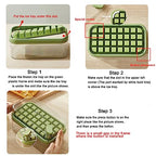 Eco-Friendly Ice Cube Tray with Lid and Bin, 2 Collection