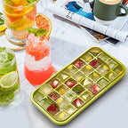 Eco-Friendly Ice Cube Tray with Lid and Bin, 2 Collection
