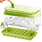 Eco-Friendly Ice Cube Tray with Lid and Bin, 2 Collection