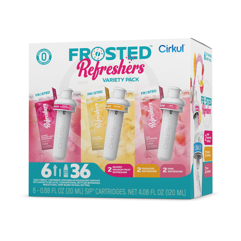 Vitamin-Infused Frosted Refreshers 6-Pack Variety Pack 1367 - Vitamin-Infused Natural Refreshing Flavor Core - Default Title
