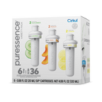 Vitamin-Infused Puressence 6-Pack Variety Pack 3T3F - Sugar-Free Fruit Flavor Cartridge Refill - Default Title