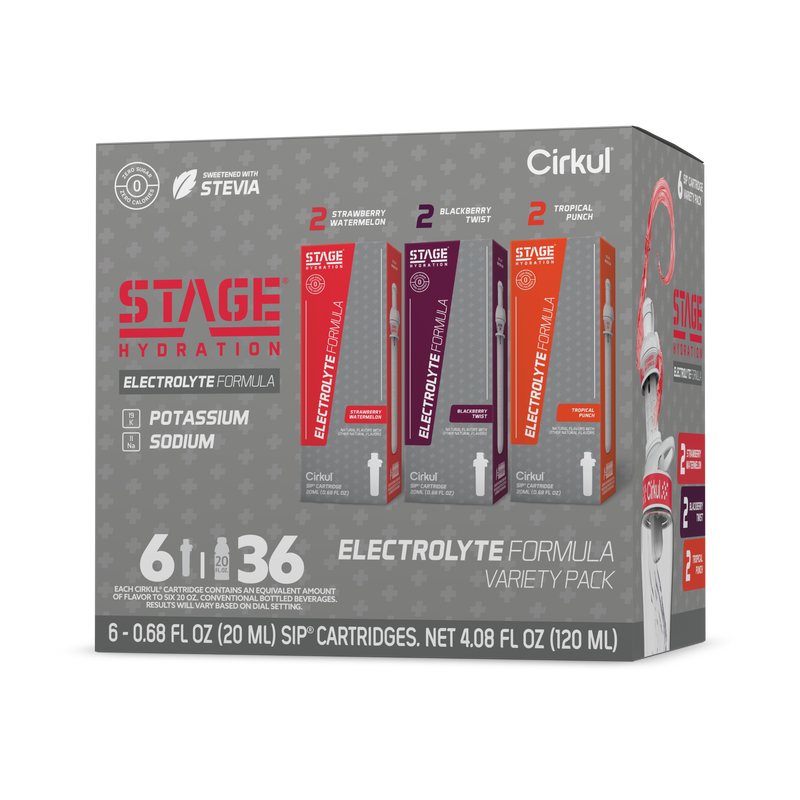 Natural Fruit Flavored Stage 6-Pack Variety Pack 4ZSP - Vitamin-Infused Natural Refreshing Flavor Core - Default Title