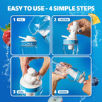 Natural Fruit Flavored GoSip 6-Pack Variety Pack CB6Q - Sugar-Free Fruit Flavor Cartridge Refill Detail