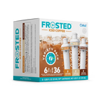 Vitamin-Infused Frosted Iced Coffee 6-Pack Variety Pack RAJT - Electrolyte Hydration Enhanced Taste Cartridges Detail