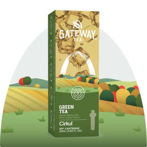 Refreshing Electrolyte Gateway Green Tea P45Z - Sugar-Free Fruit Flavor Cartridge Refill - Default Title