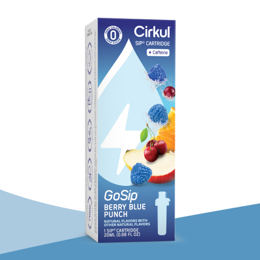 Natural Fruit Flavored GoSip Berry Blue Punch YSFQ - Zero-Calorie Multi-Flavor Sip Pods for Water Bottle - Default Title