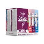 Natural Fruit Flavored GoSip 6-Pack Variety Pack CB6Q - Sugar-Free Fruit Flavor Cartridge Refill Detail