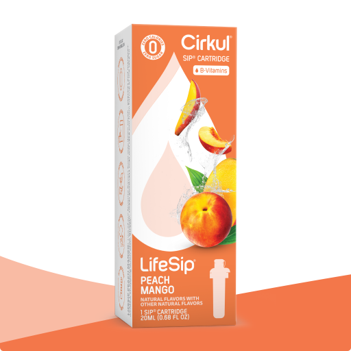 Vitamin-Infused LifeSip Peach Mango RH3C - Zero-Calorie Multi-Flavor Sip Pods for Water Bottle - Default Title