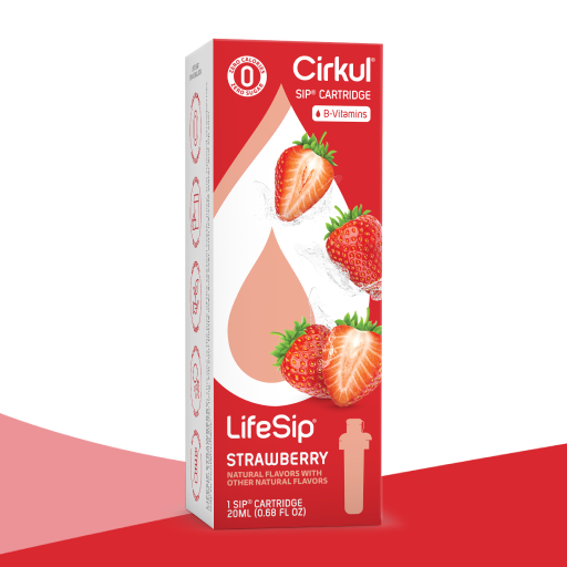 Zero-Calorie LifeSip Strawberry ZNZ2 - Electrolyte Hydration Enhanced Taste Cartridges - Default Title
