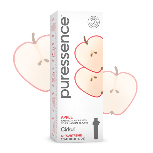 Sugar-Free Puressence Apple (Unsweetened) IZL9 - Zero-Calorie Multi-Flavor Sip Pods for Water Bottle - Default Title