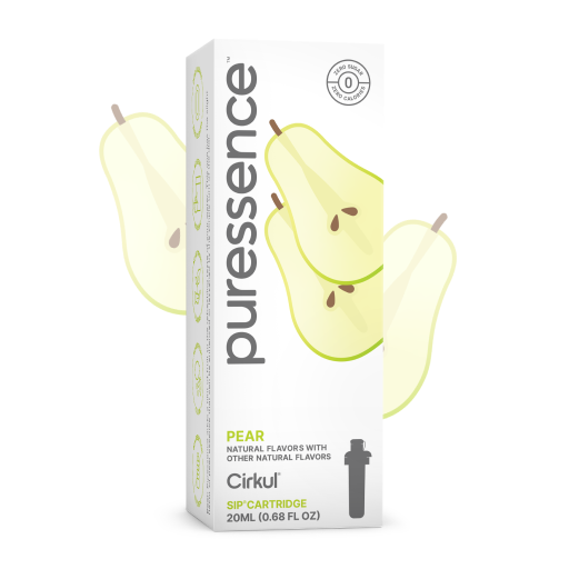 Sugar-Free Puressence Pear (Unsweetened) QE9E - Vitamin-Infused Natural Refreshing Flavor Core - Default Title